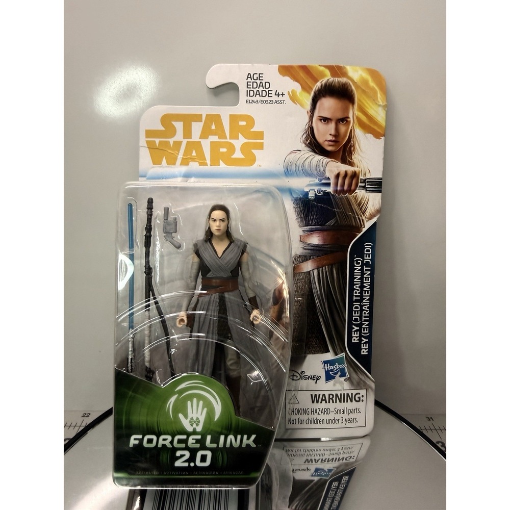Hasbro Star Wars Force Link 2.0 Rey (Jedi Training) 3.75" Action Figure
